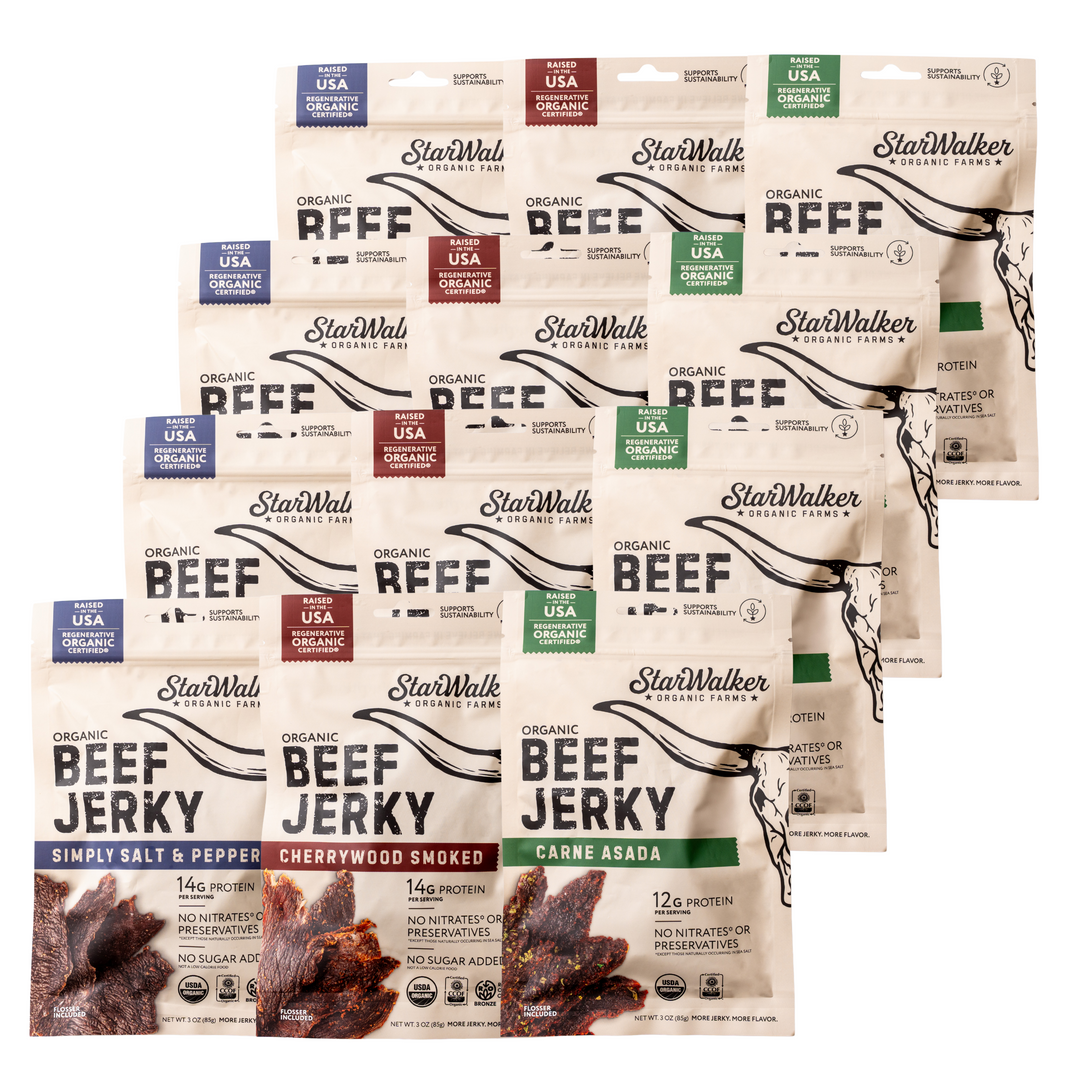 StarWalker Beef Jerky Sampler - 12 pack