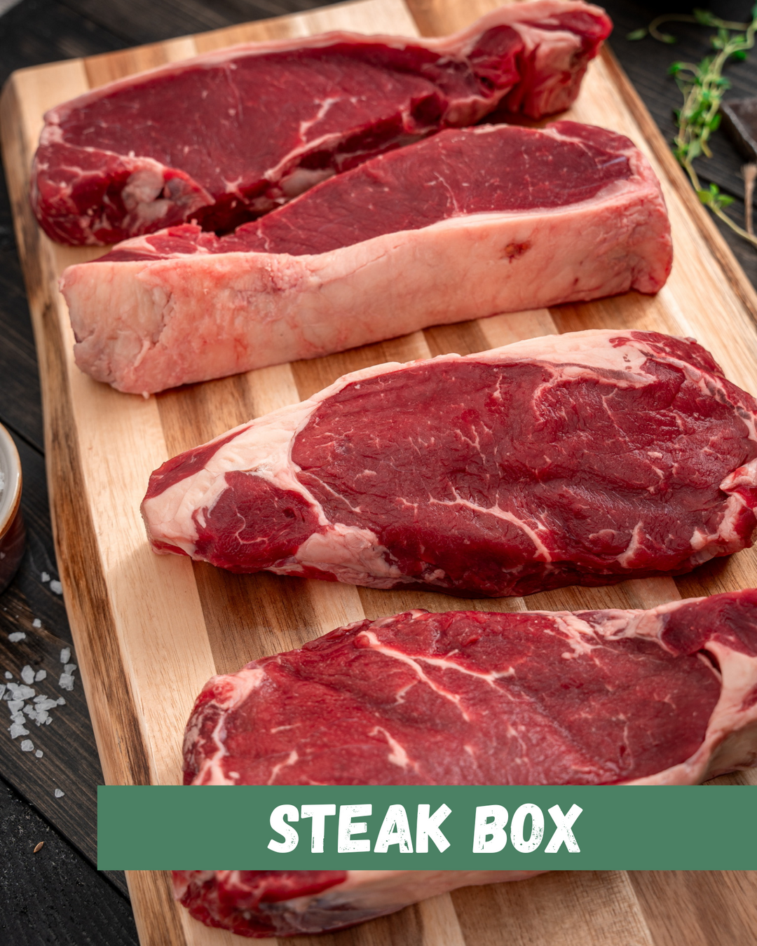 Steak Box, Organic - 12 steaks