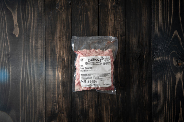 Plain Ground Pork, Organic