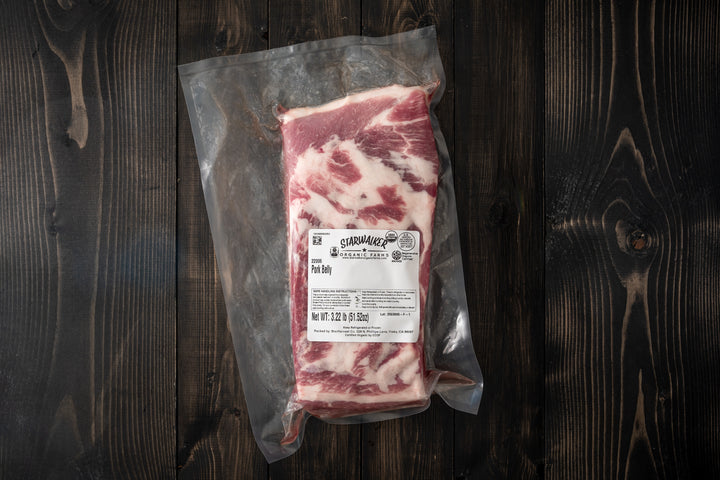 Organic Pork Belly ~2-2.5 lbs