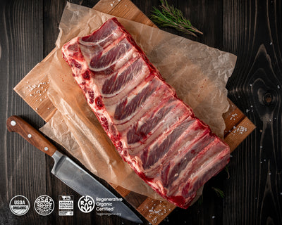 Beef Back Ribs, Organic Grass Fed