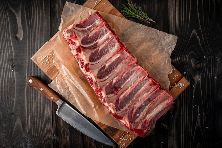 Beef Rack Ribs, Organic Grass Fed