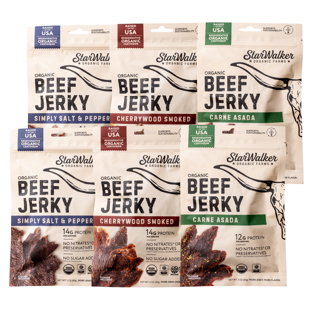 StarWalker Beef Jerky Sampler - 6 pack