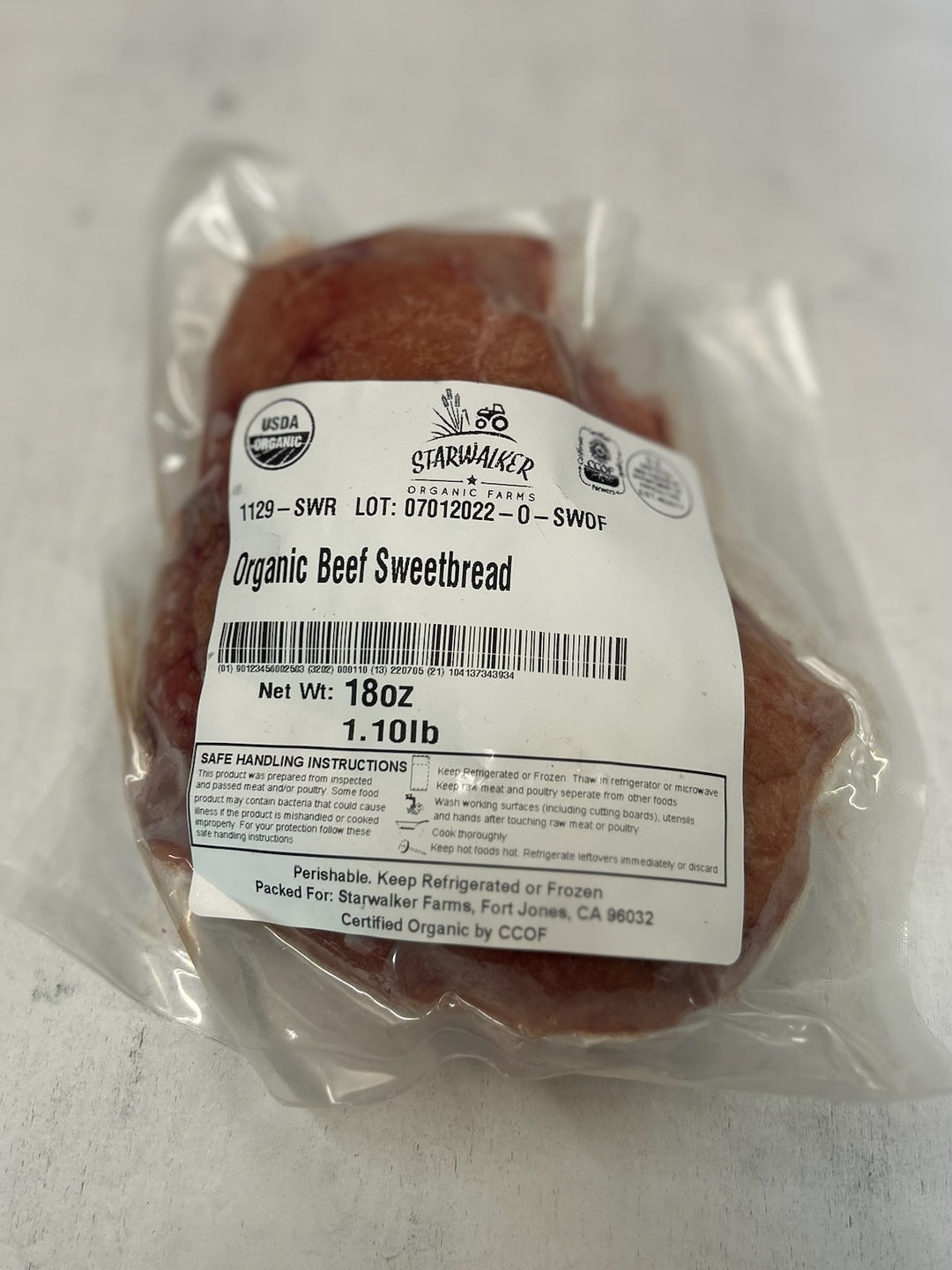 Beef Sweetbread, Organic