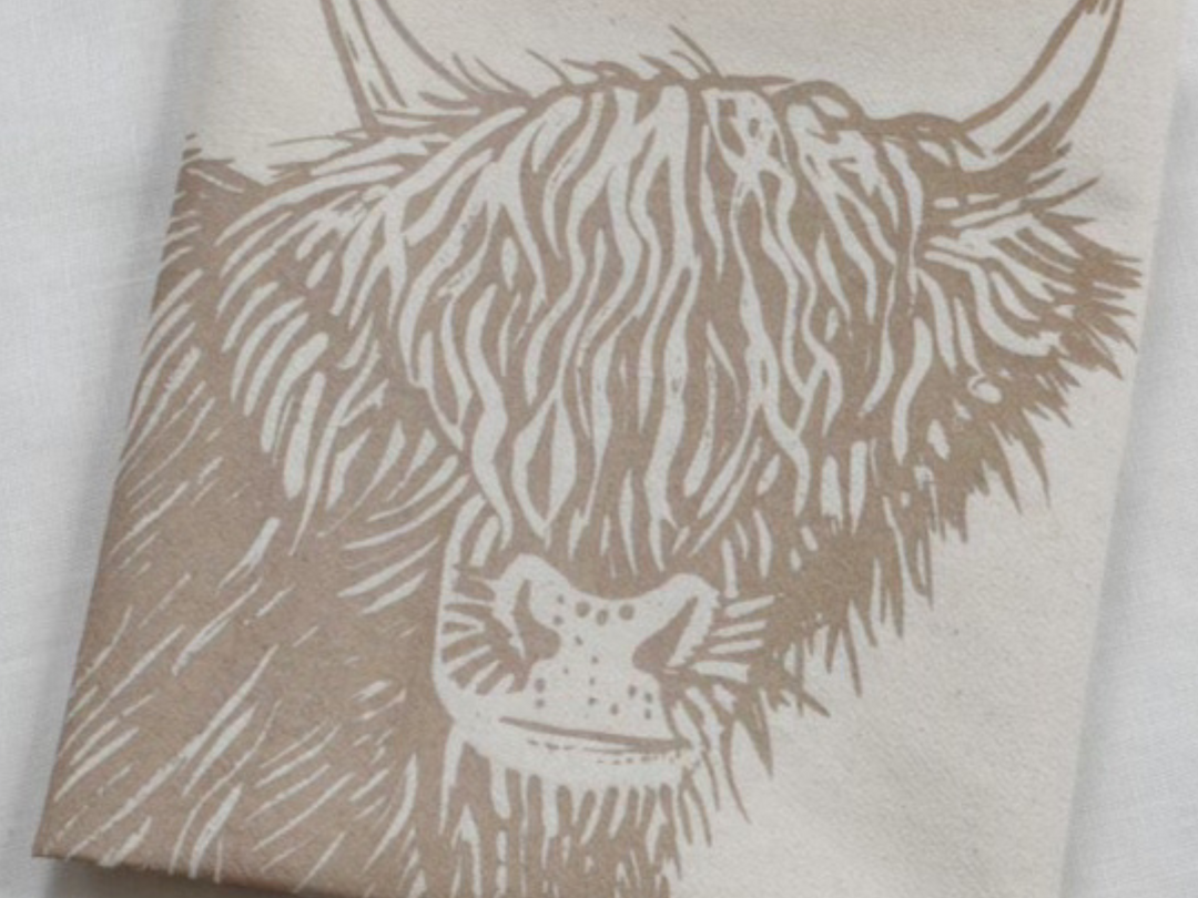 Scottish Highland Tea Towel