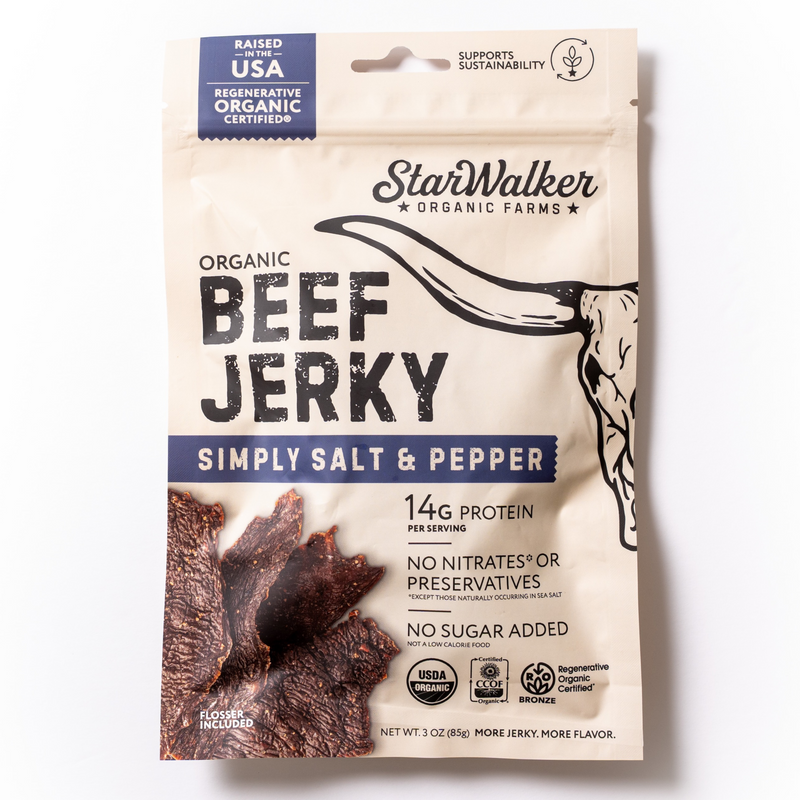 Simply Salt and Pepper Beef Jerky