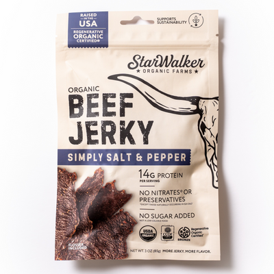 Simply Salt and Pepper Beef Jerky