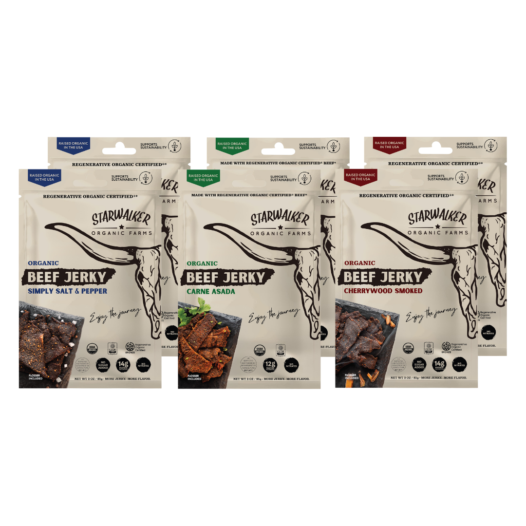 StarWalker Beef Jerky Sampler - 6 pack