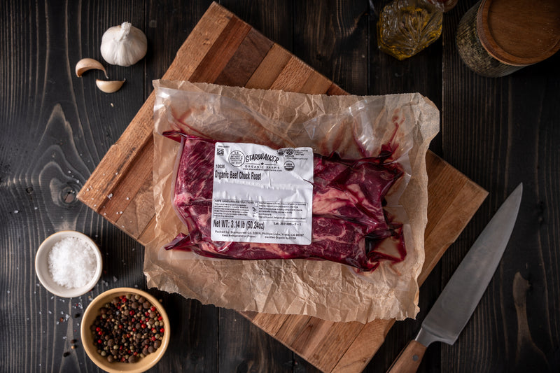 Chuck Roast, Organic Grass Fed Beef