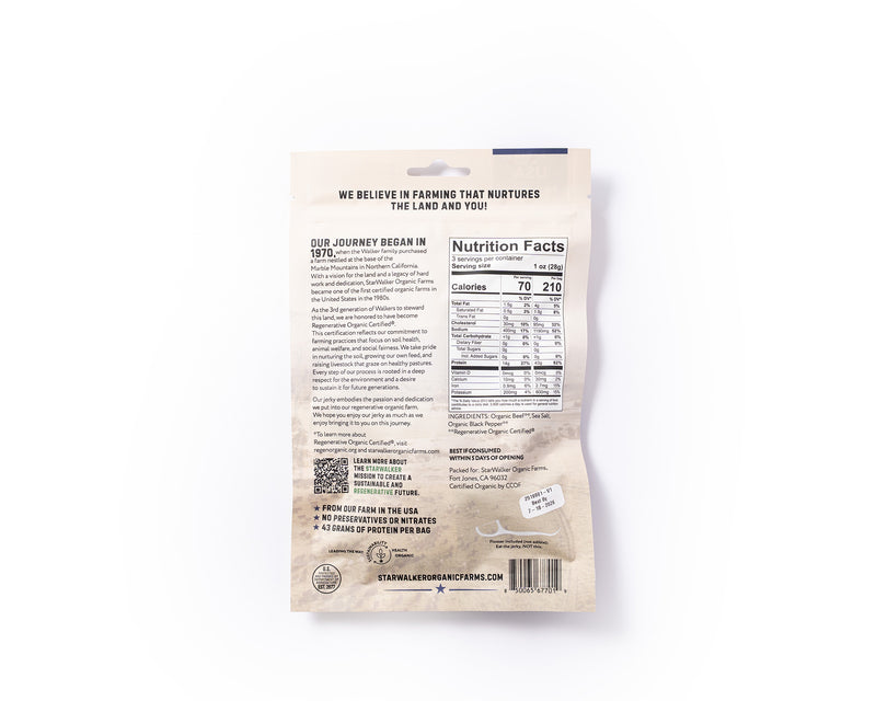 Simply Salt and Pepper Beef Jerky