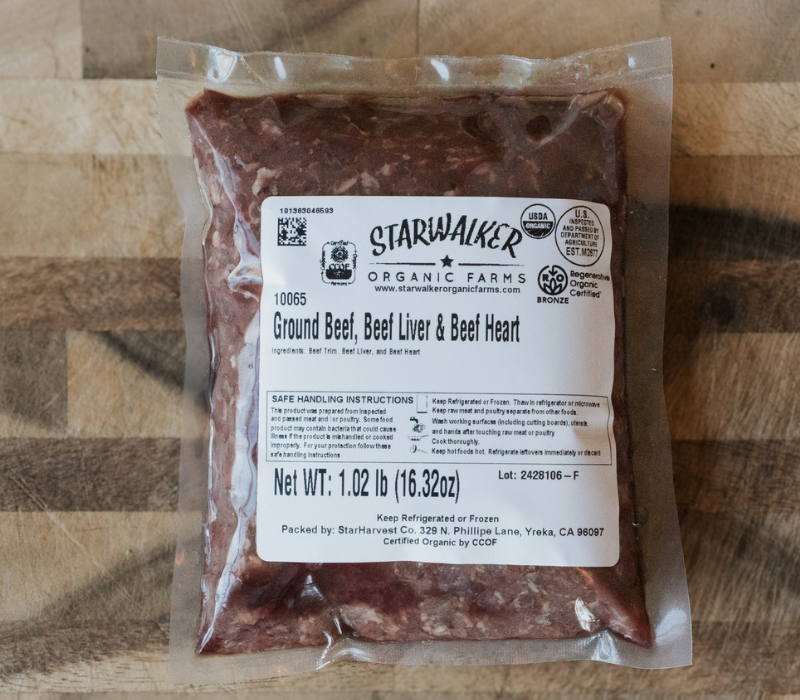 Ancestral Grind: Ground Beef + Organ Meats