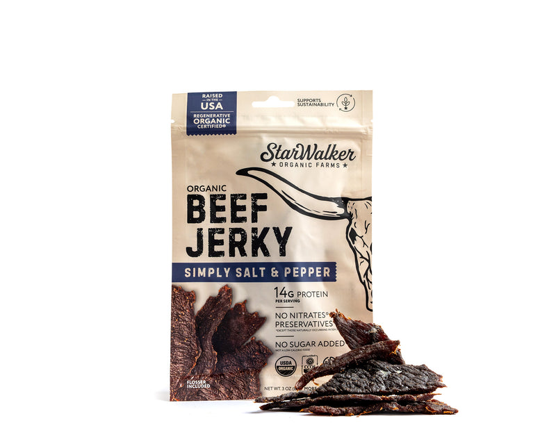 Simply Salt and Pepper Beef Jerky