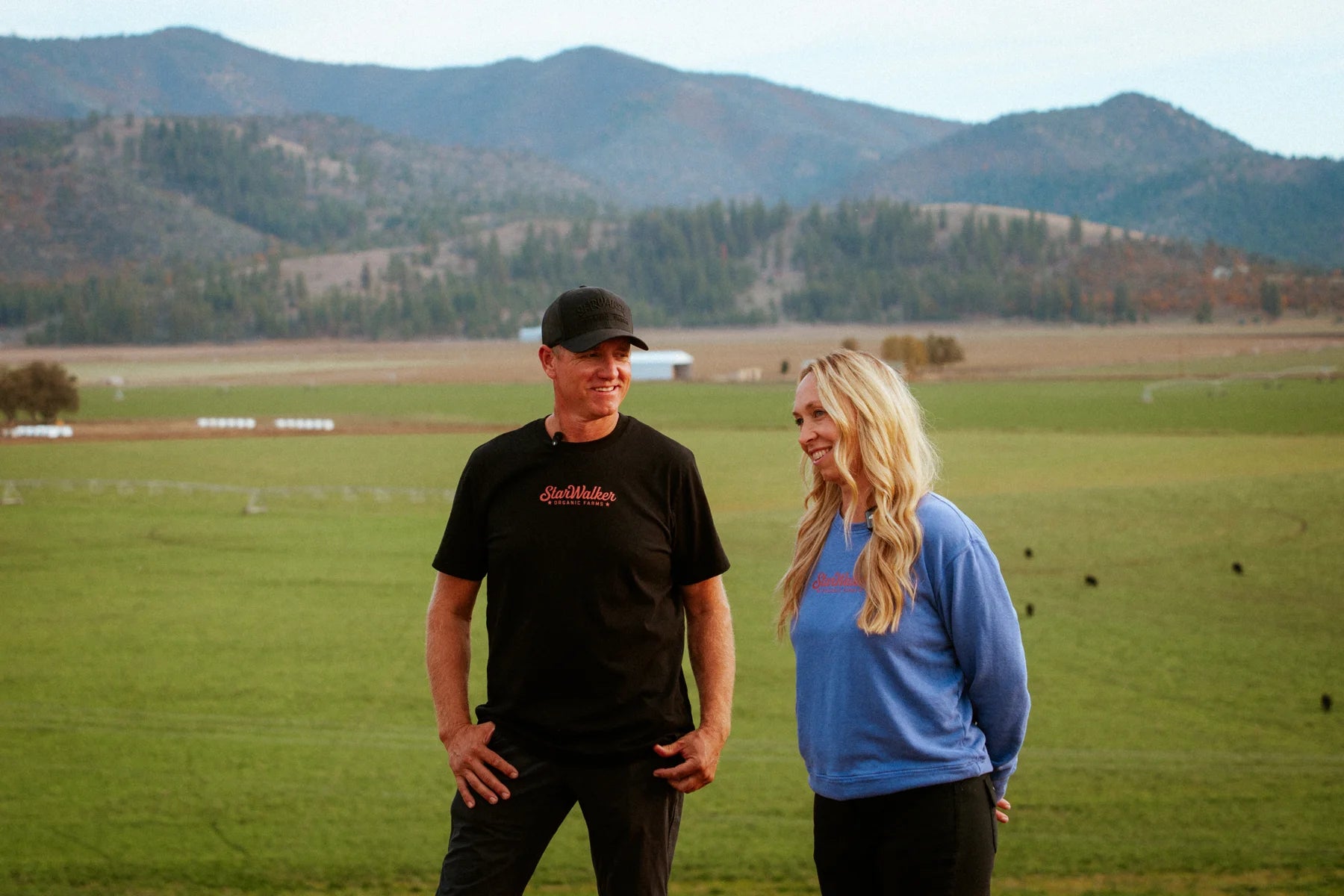 Jason and Kristina at StarWalker Organic Farms
