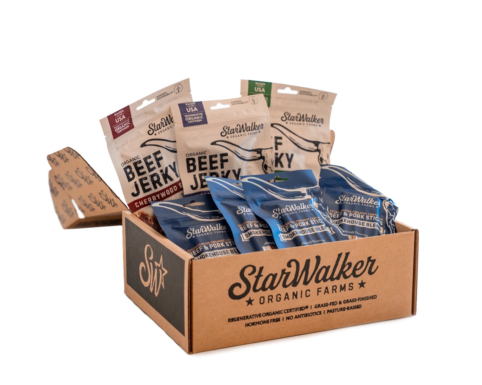 StarWalker box with jerky and meat sticks