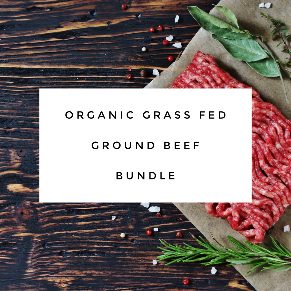 Organic Ground Beef ~ 8-20 lbs