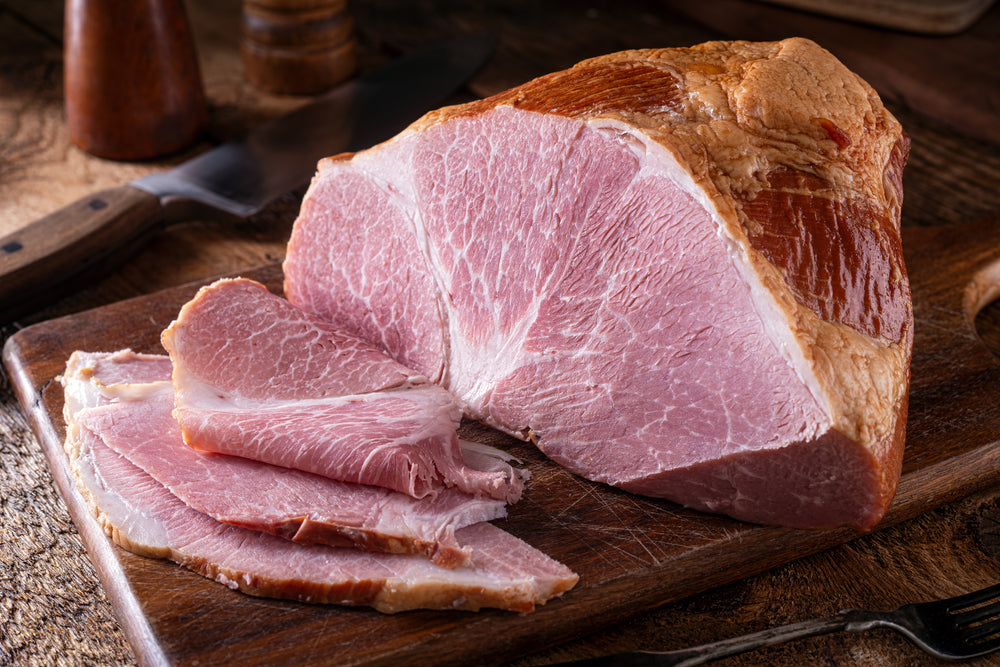 Large Smoked Boneless Ham, 8-10 lbs