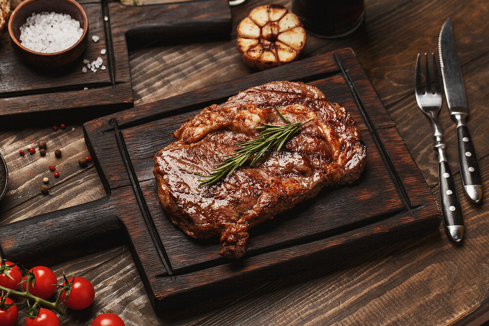 Rib-Eye Steak, Organic Grass Fed